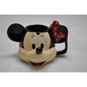 Disney Minnie Mouse 3D Ceramic Mug Collectible Coffee Cup Gift 12oz
